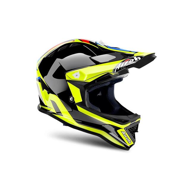 Casco Cross Bambino Archer Chief Blu Airoh